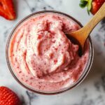 Homemade Strawberry Butter in a Glass Jar