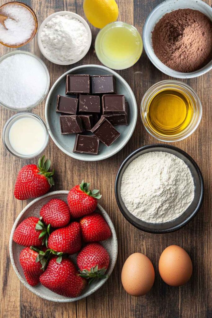 Strawberry Chocolate Cake – The Ultimate Rich and Fruity Dessert 3 Ingredients for strawberry chocolate cake